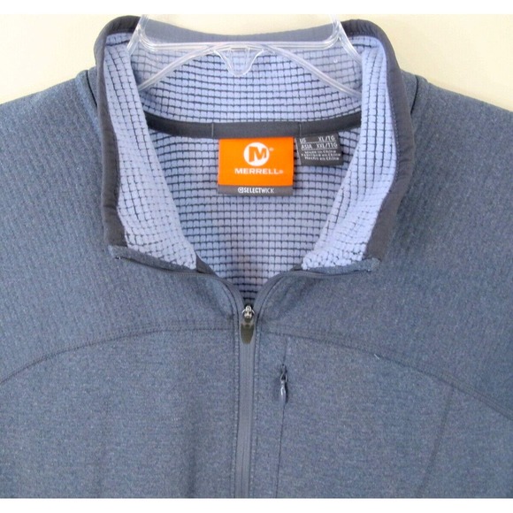 Merrell 1/4 Zip Select Wick Gray Long Sleeve‎ Pullover Women's Size XL - Picture 2 of 11